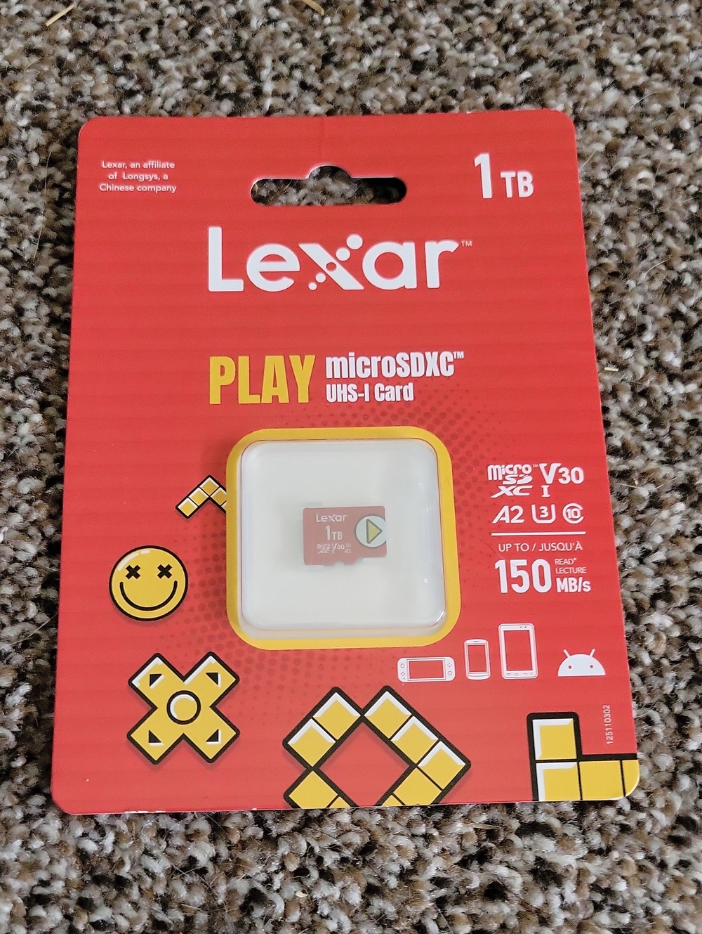 Lexar 1TB PLAY microSDXC Memory Card
